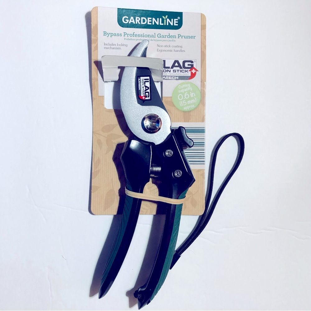 NEW GARDENLINE Professional Garden Pruner Black Green SWISS TECHNOLOGY